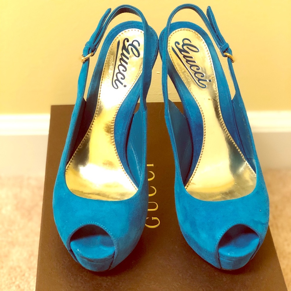 Gucci Scamosciato Heels (size 36)